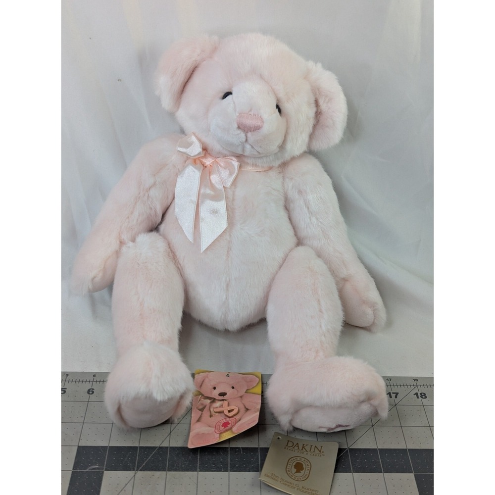 Dakin Pink Breast Cancer Bear Plush 16 Inch Susan‎ G Komen Stuffed Animal Toy